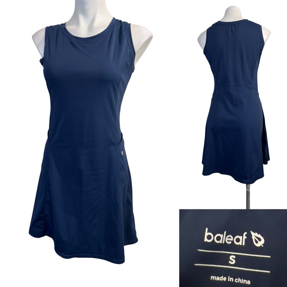 Baleaf dress small navy‎ Blue Sleeveless sleeveless athletic golf tennis